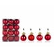 thumbnail image 5 of 2pc Bolas de Decoración del Árbol de Navidad, 3cm, Rojo, 5 of 5