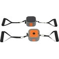 thumbnail image 2 of Portable Exercise Bands Set, Adults Home Gym Fitness Equipment Resistance Bands with Handles and Adjustable Resistance Pump Strength Training Workout Bands for Full Body Orange, 2 of 14