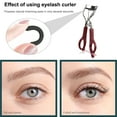 thumbnail image 4 of Eyelashes Curler, Durable Stainless steel Body with Comfort Grip - Rose red, 4 of 5