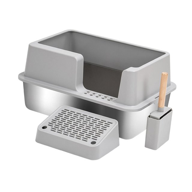 Caja de arena para gatos perfecl inodoro portátil semicerrado 608 cm x 408 cm x 293 cm