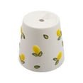 thumbnail image 6 of Mainstays 6.25" x 6.25" x 6" Round Cream and Yellow Ceramic Lemon Planter, 6 of 8