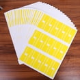 thumbnail image 4 of FRCOLOR Durable Tags 10Pcs Durable A4 Self-adhesive Sticker Creative Identification Tags (Yellow),11.81"X8.27"X0.04", 4 of 5