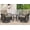 Brown, variant on YLGJ&TIDY 3 Piece Swivel Rocker Patio Chairs, Outdoor Swivel Glider Chair, Heavy Duty Patio Chairs 400 lbs with Side Table, for Backyard, Deck, Porch