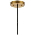 thumbnail image 6 of JONATHAN Y Remy 15.75" Adjustable Iron/Glass Art Deco Mid-Century Globe LED Pendant, Brass Gold, 6 of 6