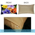 thumbnail image 3 of Toland Home Garden Set of 2 Pansy Perfection Spring Pillow Covers 12x18 Inch Flower Throw Pillows, 3 of 4
