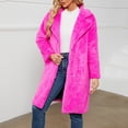 thumbnail image 2 of FYDUU Winter Jackets For Women Long Teddy Down Coat Winter Warm Puffy Jacket Fluffy Women's Coat Jackets Casual Long Warm Plush Coats Comfy Down Jackets, 2 of 4