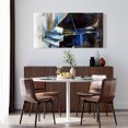 thumbnail image 2 of piano à Queue Abstrait - 24"x48 Pouces Toile - Impression sur Demande, 2 of 5