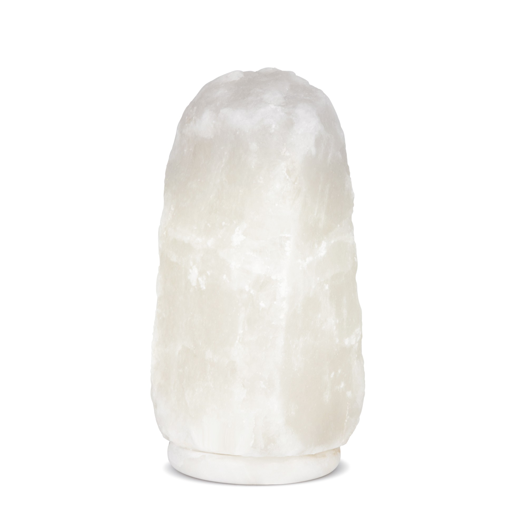 White Hand Carved 911 Pound Himalayan Salt and Marble Lamp