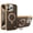 Brown, variant on Luxury Carbon Fiber For iPhone 14 Case with Magnetic Ring Stand, Compatible with MagSafe Wireless Charging,Shockproof Rugged Bumper Protective Cover Metallic Camera Protection,Brown