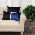 thumbnail image 2 of Parkland Collection Myra 20x20" Striped Fabric Throw Pillow in Blue, 2 of 7