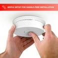 thumbnail image 3 of Universal Security Instruments Hardwire Smoke & Fire Alarm, with Battery Back-up, 3 of 7