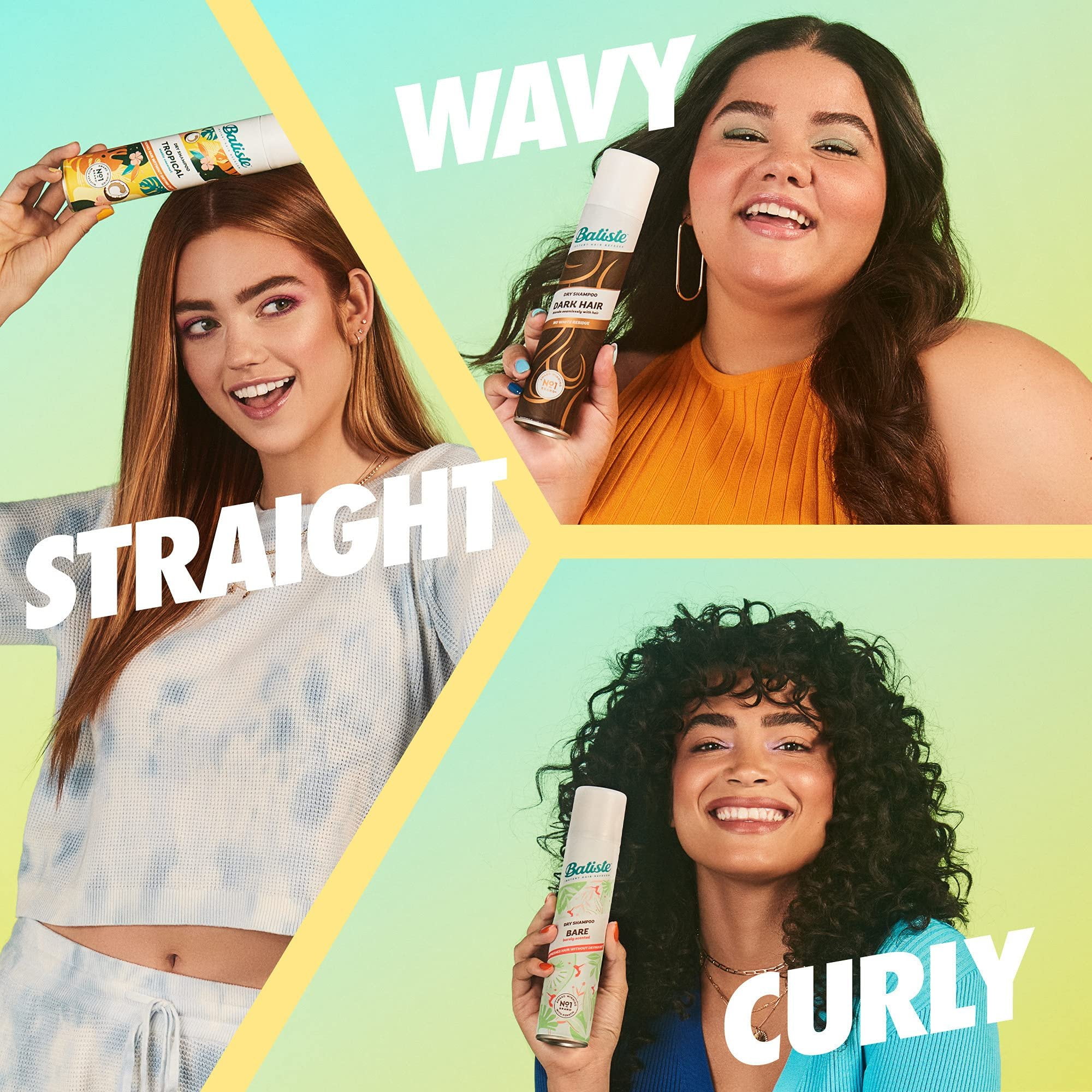 Batiste Dry Shampoo, Brilliant Blonde, 6.73 fl. oz. Pack of 3
