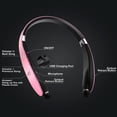 thumbnail image 2 of Auriculares Bluetooth Dpvisn, correa plegable para el cuello, retráctil, dorada, 2 of 7