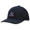 thumbnail image 1 of Gorra Mizuno Mujer Golf con Clubes Cruzados y Malla Azul Marino, 1 of 2