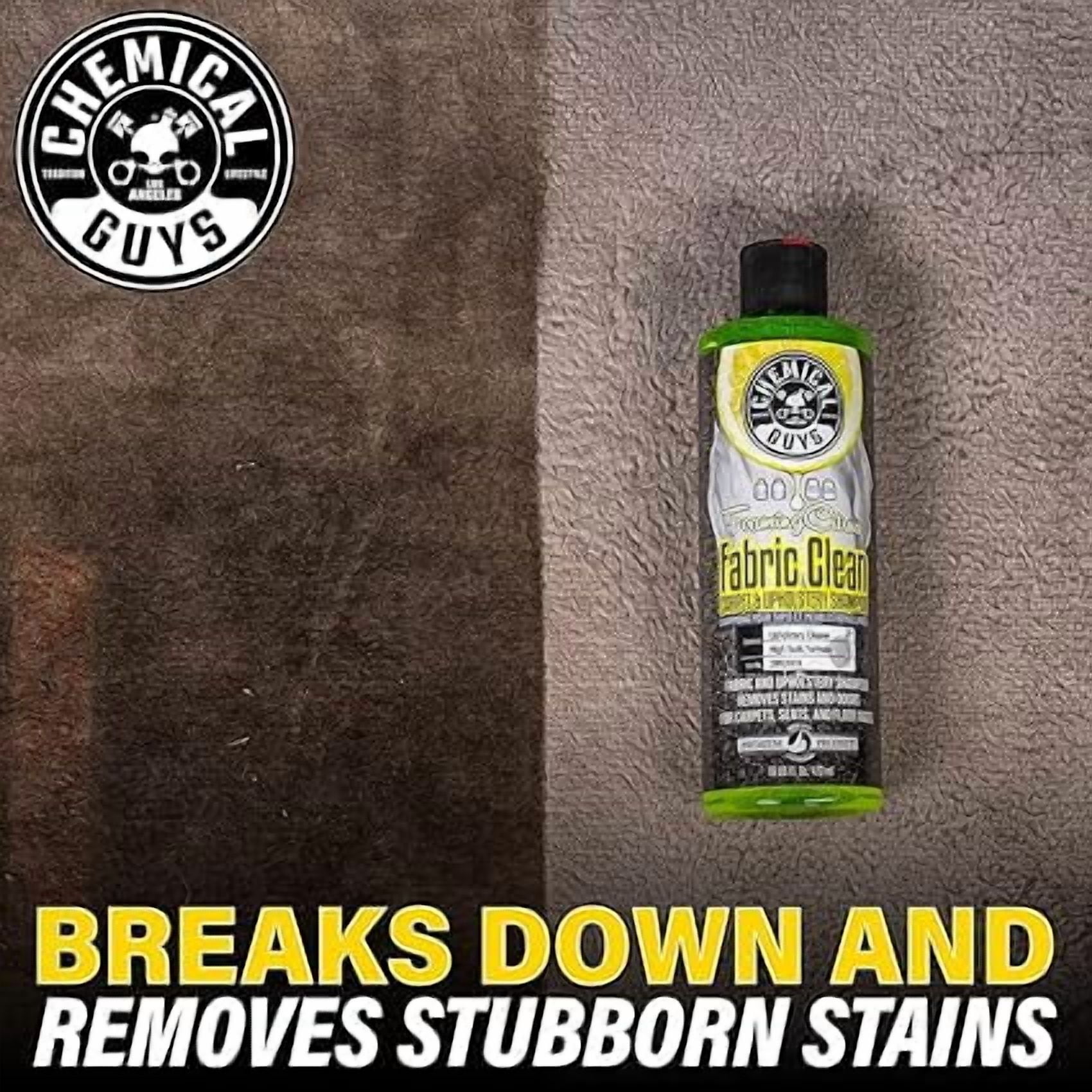 Chemical Guys CWS203 Foaming Citrus Fabric Clean Carpet & Upholstery Cleaner (Car Carpets, Seats & Floor Mats), Safe for Cars, Home, Office, & More, 128 fl oz (1 Gallon), Citrus Scent