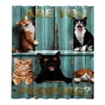 thumbnail image 1 of MKHSQHDG Today's Deals A Witty and Humorous Bathroom Curtain, 1 of 5