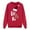 Red, variant on KHONTS Christmas Family Matching Sweatshirt Long Sleeve Cartoon Print Blouse Shirts Trendy Xmas Shirt Men Red