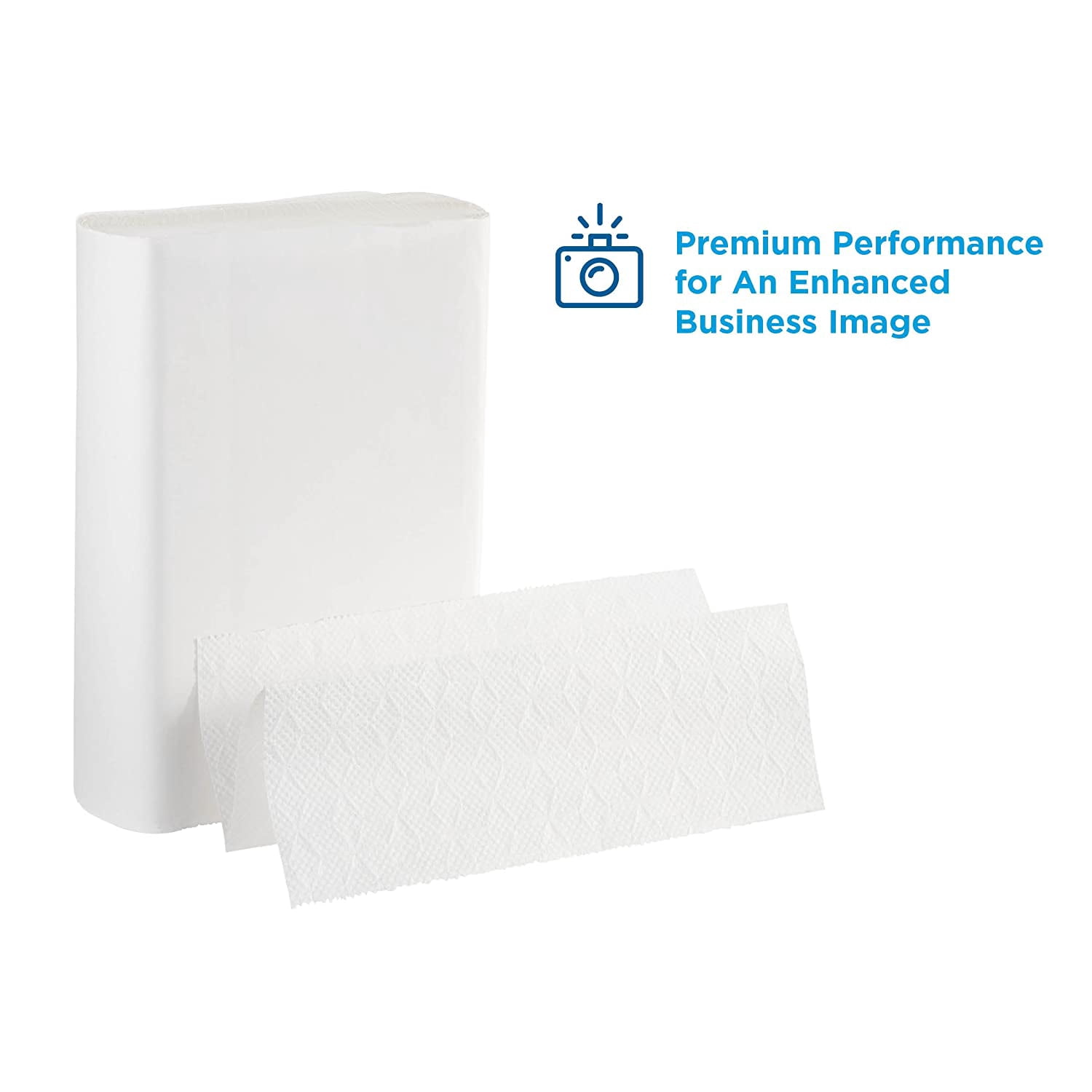 Pacific Blue Ultra Big Z-Fold Paper Towels by GP PRO White, 20887, 220 Paper Towels Per Pack, 10 Packs Per Case (2200 Total), 10.20'' x 10.80