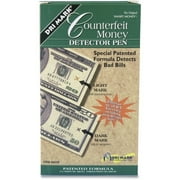 Dri Mark Smart Money Counterfeit Bill Detector Pen Magnetic Ink - Black - 12 / Dozen