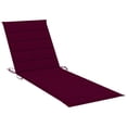 thumbnail image 4 of vidaXL Chaise Longue de Patio avec Coussin en Bois d'Acacia Massif, 4 of 4