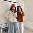 thumbnail image 4 of MJG cárdigan suéter bordado estilo navideño retro para mujer 2024 otoño e invierno nuevo nicho cárdigan de punto con cuello redondo ceroso suave, 4 of 5