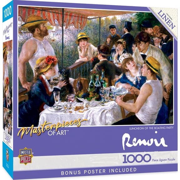 MasterPieces 1000 Piece Puzzle for Adults - Luncheon of The Boating Party