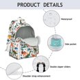 thumbnail image 4 of Cute Dinosaur Pattern Backpack for School,Cute School Bag,Schoolbag with Adjustable Shoulder Straps & Padded Back,13.4"x11"x4.7", 4 of 6