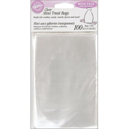 Wilton Clear Treat Bags 100 Count Brickseek