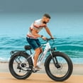 thumbnail image 3 of Gocio Electric Bike for Adults, 26"x4.0" Fat Tire Mountain Ebike, 1000W Peak Motor, 48V 15Ah Battery, 28 Mph, 7-Speed Off-Road , UL2849, 3 of 14