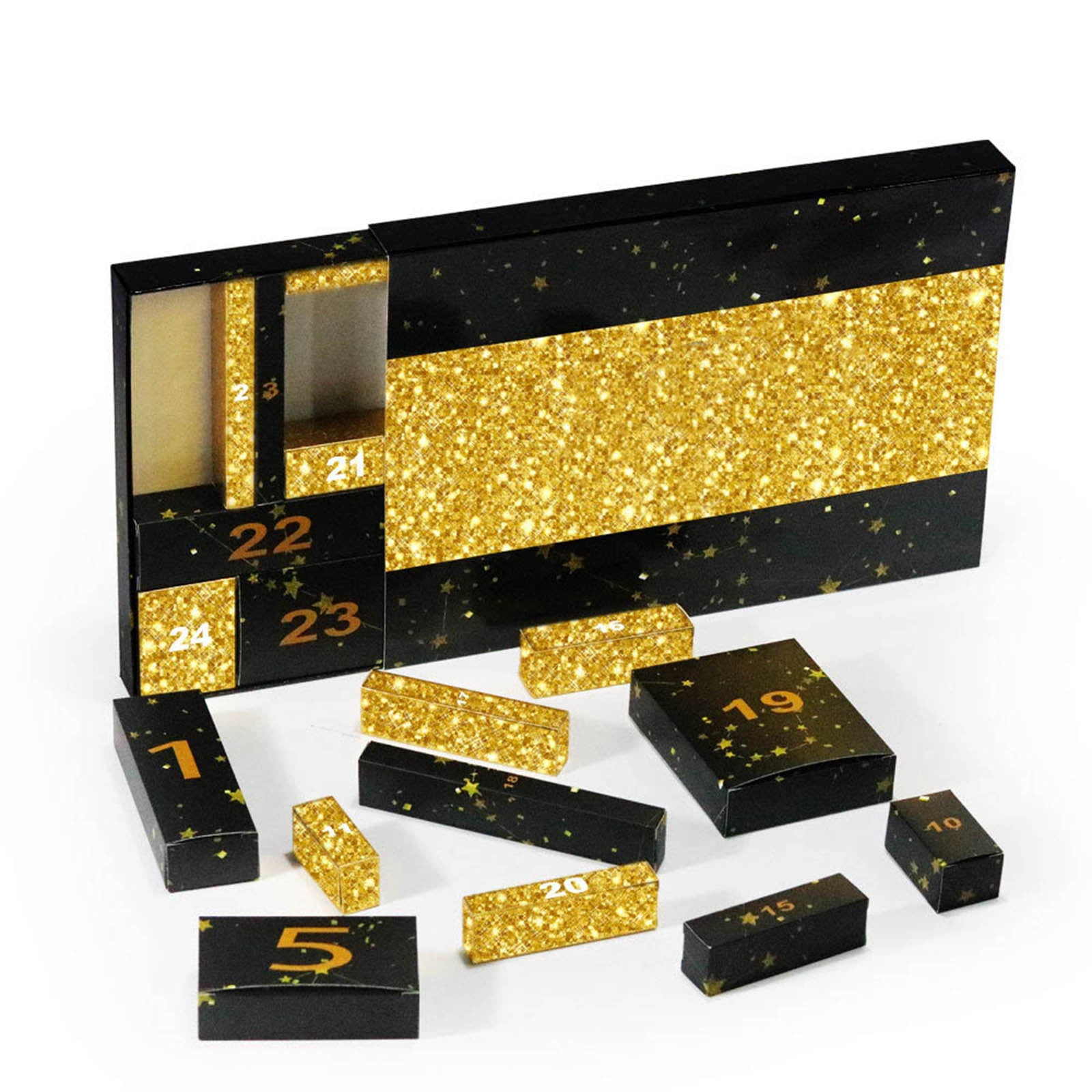 Tkrady Makeup Advent Calendar 2024, Cosmetic Surprises Make Up Gift Kit for Women Full Kit, 24 Days of Christmas Countdown Calendar Gifts Set Beauty Box, Cruelty Free, Holiday Gifting