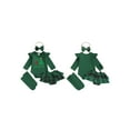 thumbnail image 2 of BemeyourBBs Baby Girl Christmas Outfit Includes Romper Plaid Shorts Headband Socks, 2 of 9