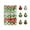 Red & Green-mini-24PCS, variant on Lksixu 24 Pcs Christmas Balls Ornaments, Christmas Decorations for Xmas Tree 1.2" Mini Hand-Painted Glitter Decorative Ball Pendants, Shatterproof Christmas Tree Hanging Baubles for Party Holiday