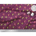 thumbnail image 2 of Soimoi Tissu Poly Georgette Paille & Jus Imprimé par Yard 52 Pouces de Large, 2 of 3