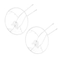 thumbnail image 4 of Soporte redondo para plantas buen efecto decorativo Soporte para trepar flores Estructura de hierro liviano Multifuncional Alta dureza para interiores y exteriores, 4 of 7