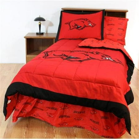 College Covers ARKBBTW Arkansas Bed in a Bag Twin- With Team Colored Sheets