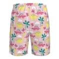 thumbnail image 6 of Kdxio Dinosaur Pattern Mens Casual Shorts - Drawstring Summer Beach Sports Shorts for Men, 6 of 9