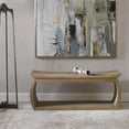 thumbnail image 3 of Uttermost Connor Contemporary Reclaimed Elm Wood Bench in Woodtone Brown, 3 of 7
