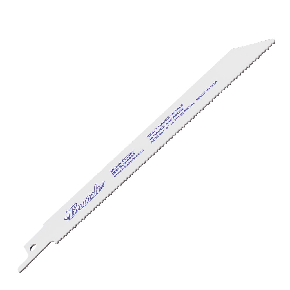 50 Pk Premium Bi-Metal 14 TPI Reciprocating Saw Blades Plastic Wood Non-Ferrous Metal for Industrial Shop Home DIY Hobby