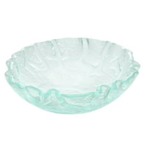 Clear Freeform Wave Glass Vessel Sink