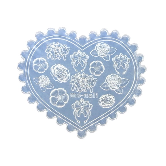 AOOOWER Nail Art Mold UV Epoxy Resin Glue Silicone Mould Three-Dimensional Flower Mold