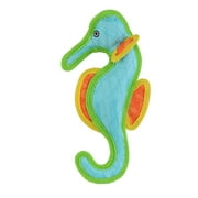 DuraForce - Seahorse - Durable Woven Fiber - Squeakers - Multiple Layers. Made Durable, Strong & Tough. Interactive Play (Tug, Toss & Fetch). Machine Washable & Floats