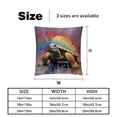 thumbnail image 5 of Turtle Covers Pillows Set of 2 with Unique Patterns, Throw Pillow Inserts for Bed or Couch, Available in 16x16, 18x18, 20x20 Inches for Any Occasion, 5 of 6
