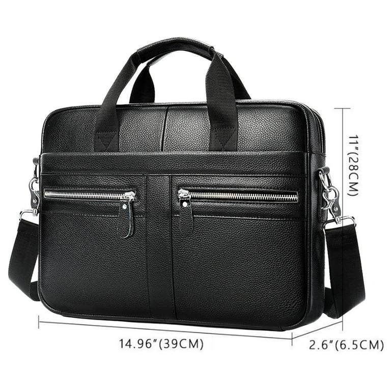 15 Laptop Bag Office Leather Briefcase Shoulder Mens 15 Laptop Bag Office Leather Briefcase Shoulder Mens