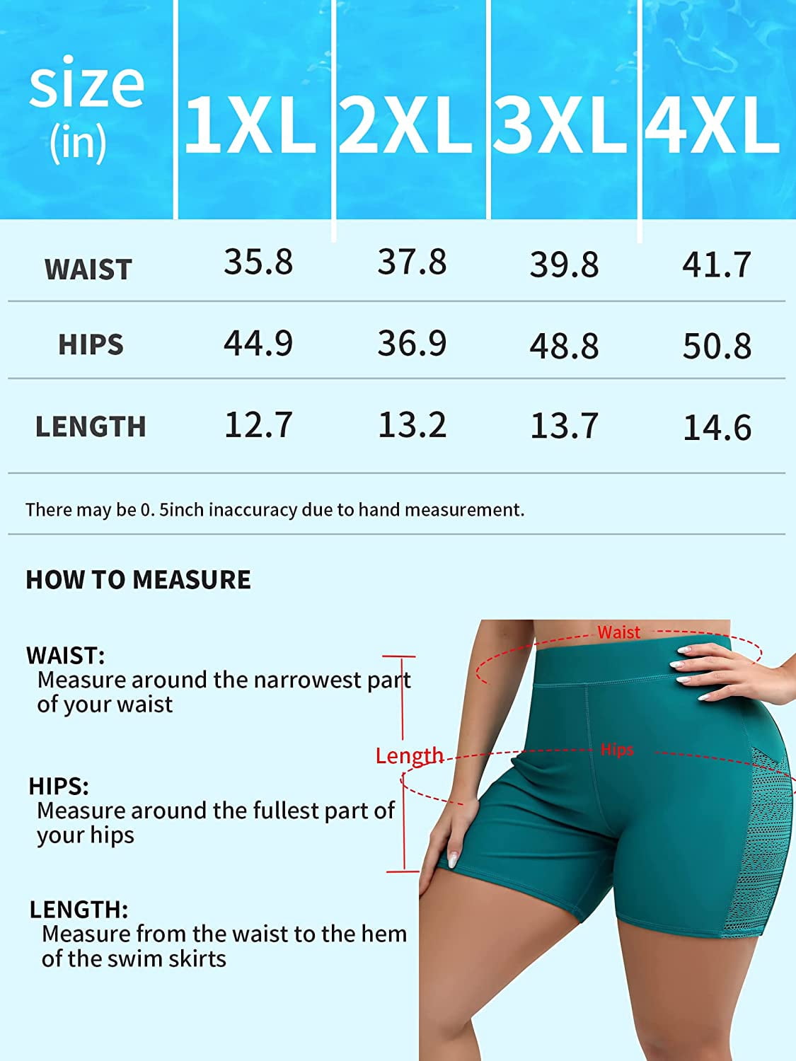 ALove Women's Plus Side High Rised Swim Shorts Tummy Control Hollow Out Swim Bottoms