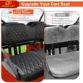 thumbnail image 4 of Funda para Asiento de Carrito de Golf RIZINKART EZGO TXT Duradera con Diseño Diamante, 4 of 7
