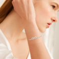 thumbnail image 4 of Pulsera de Plata de Ley 925 para Mujer, Pulsera Corazón Infinito con Circonita Cúbica Pulsera Ajustable para Regalo de Cumpleaños, Regalo del Día de la Madre Joyería de Plata, 4 of 5