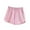Pink, variant on Diufon Cotton Womens Shorts Solid Color Sports Shorts Elastic Waist Athletic Shorts with Pockets
