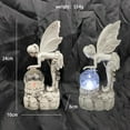 thumbnail image 4 of Estatua Decorativa de Hadas de Energía Soledad para Adorno de Decoración de Patio soporte de luz bnca estatuas de hadas, 4 of 9