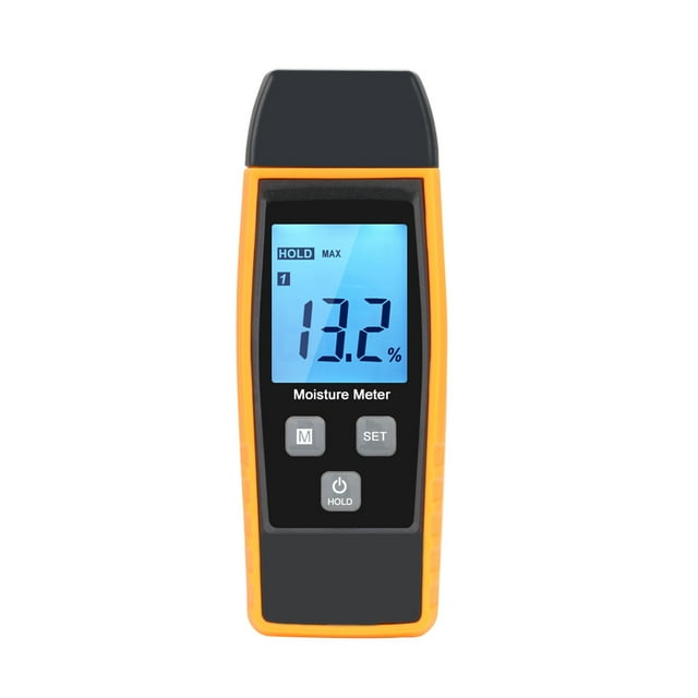 Medidor digital de humedad de leña, medidor de humedad de madera, medidor de fugas, humedad, mortero de cemento, detector de contenido de agua con retroiluminación kaili Sencillez