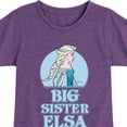 thumbnail image 3 of Frozen - Winter - Big Sister Elsa - Toddler & Youth Girls Short Sleeve Graphic T-Shirt, 3 of 5